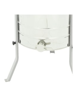 4 Waben Diagonalschleuder mit Handantrieb, Ø60, Korb universal mit rostfreiem Auslaufhahn MINIMA Lyson